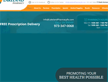 Tablet Screenshot of lakelandpharmacyrx.com